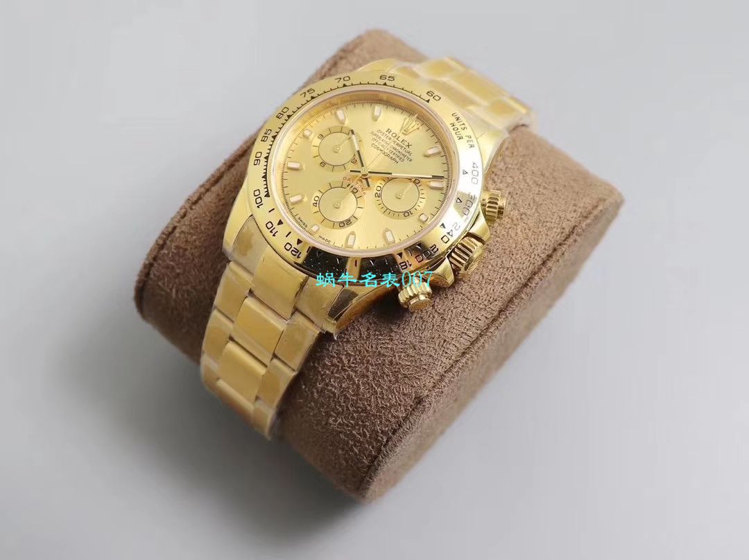 【N Factory 复刻表独家真正4130 Movement 】 Rolex  Cosmograph Daytona  Ditongna  top 复刻高仿116508金盘 wrist watch  / R389