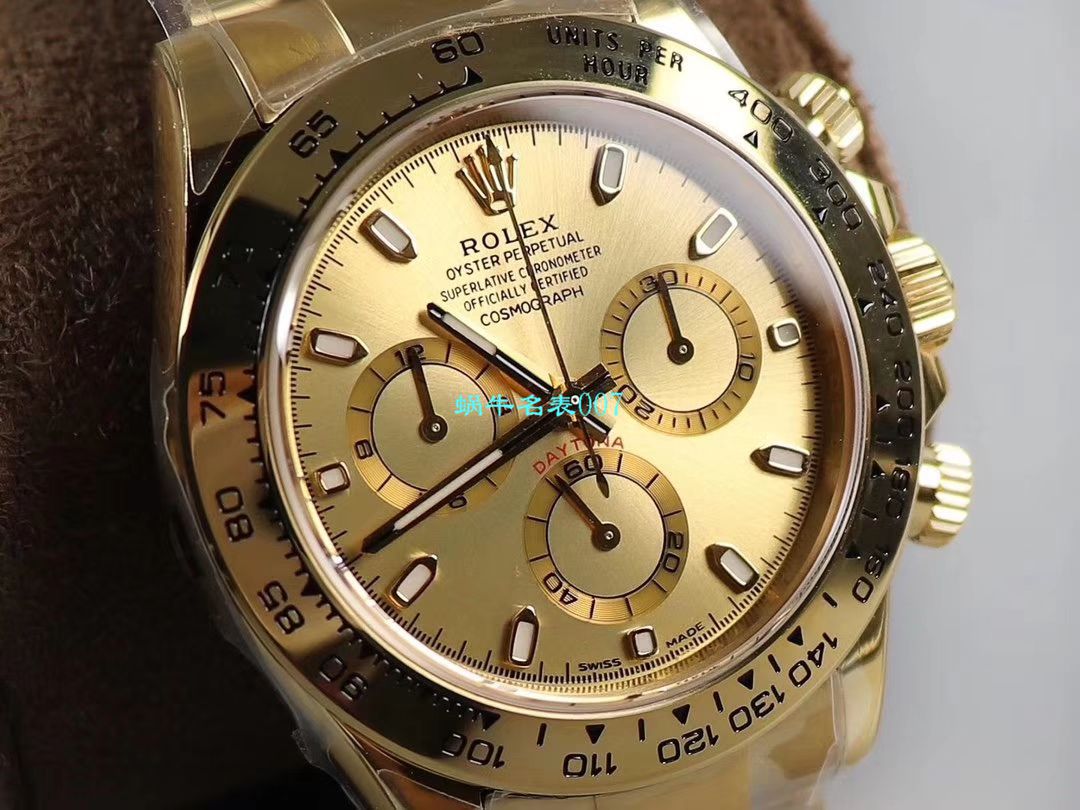【N Factory 复刻表独家真正4130 Movement 】 Rolex  Cosmograph Daytona  Ditongna  top 复刻高仿116508金盘 wrist watch  / R389