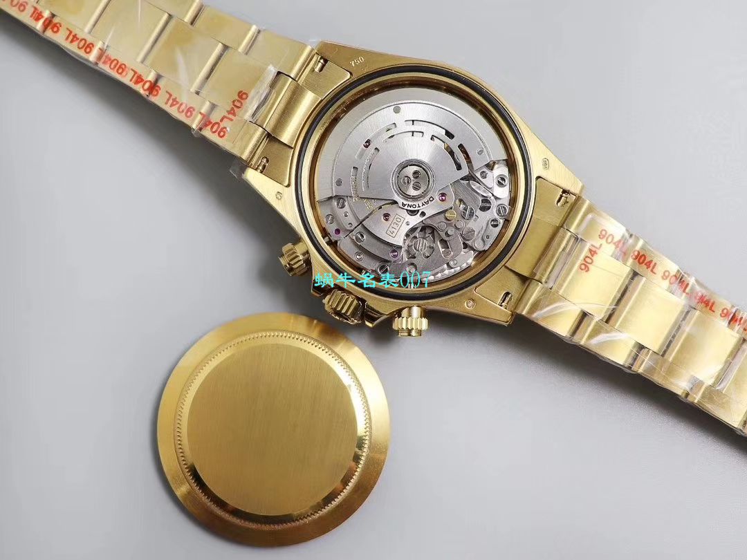 【N Factory 复刻表独家真正4130 Movement 】 Rolex  Cosmograph Daytona  Ditongna  top 复刻高仿116508金盘 wrist watch  / R389