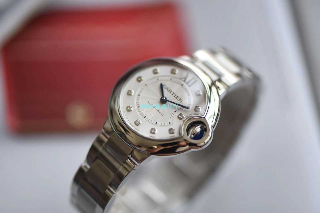 【V6 Factory 最新升级版 top 复刻高仿女表】 Cartier  蓝气球系列WE902074 wrist watch 33毫米 / K236