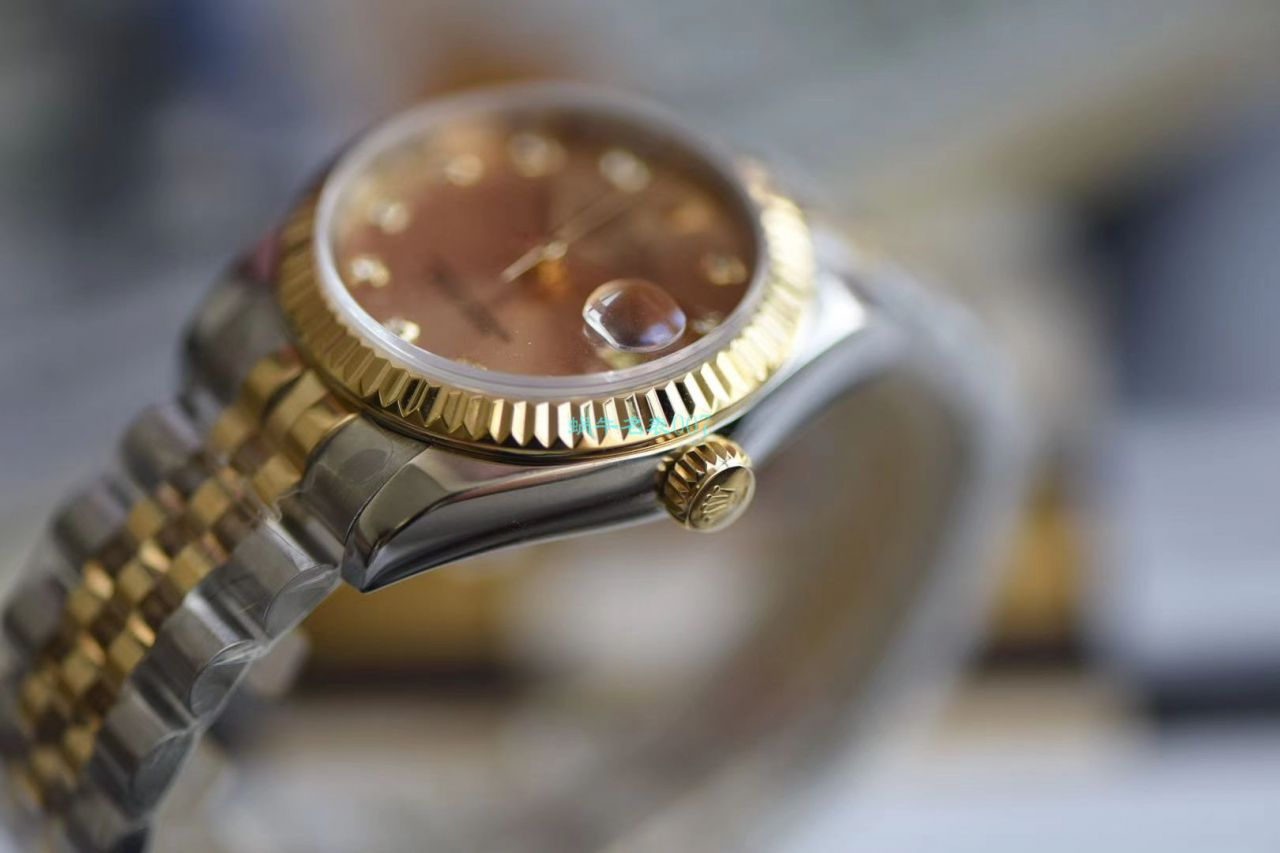 【台湾 Factory 复刻高仿ROLEX女表】 Rolex 女装  Datejust 31毫米系列178273香槟盘 wrist watch  / R510