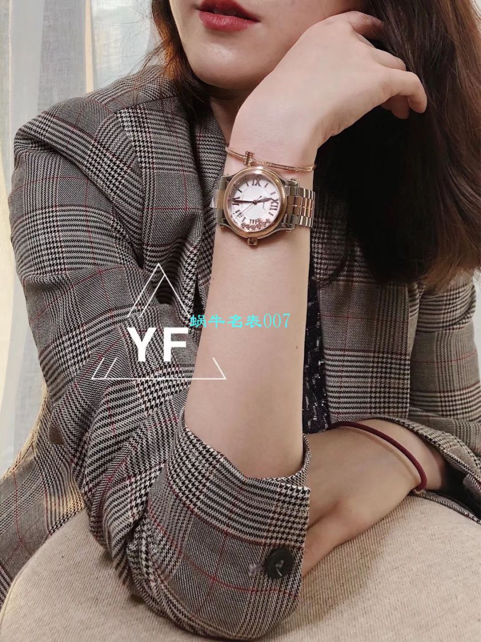 【YF Factory  top 复刻高仿女表】 Chopard HAPPY DIAMONDS系列277472-5002,278559-6002,278582-3002 wrist watch  / XB051