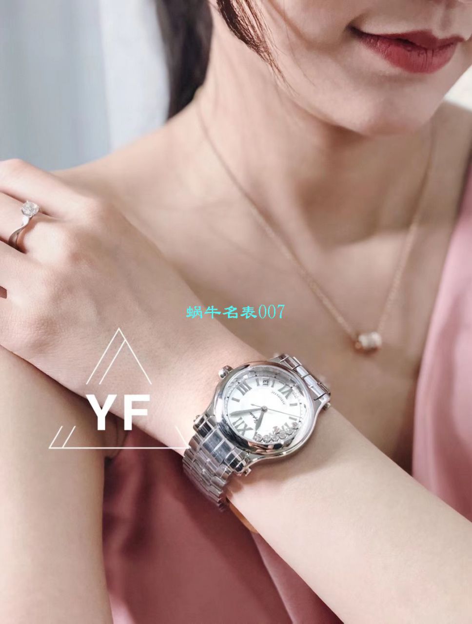 【YF Factory  top 复刻高仿女表】 Chopard HAPPY DIAMONDS系列277472-5002,278559-6002,278582-3002 wrist watch  / XB051