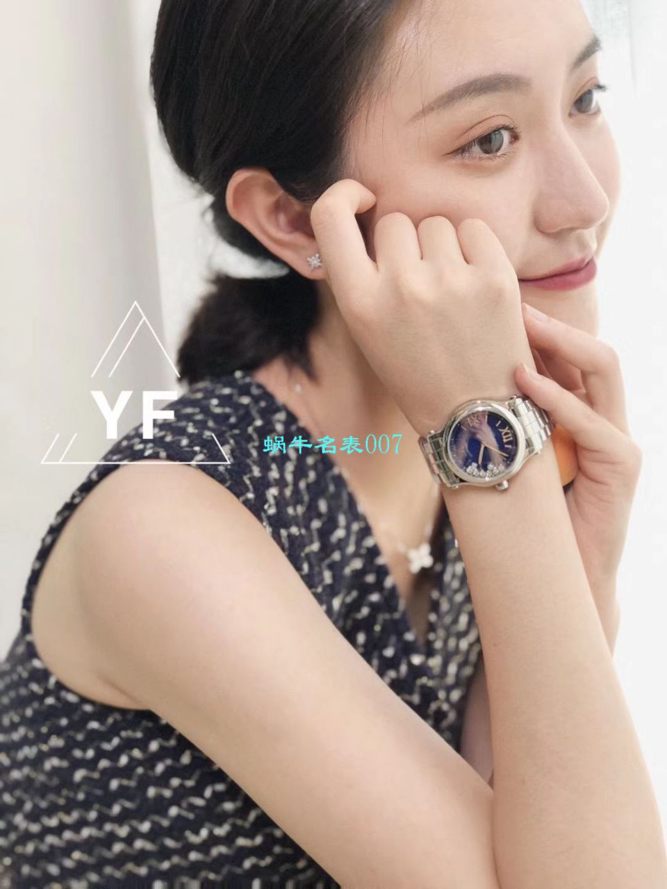 【YF Factory  top 复刻高仿女表】 Chopard HAPPY DIAMONDS系列277472-5002,278559-6002,278582-3002 wrist watch  / XB051