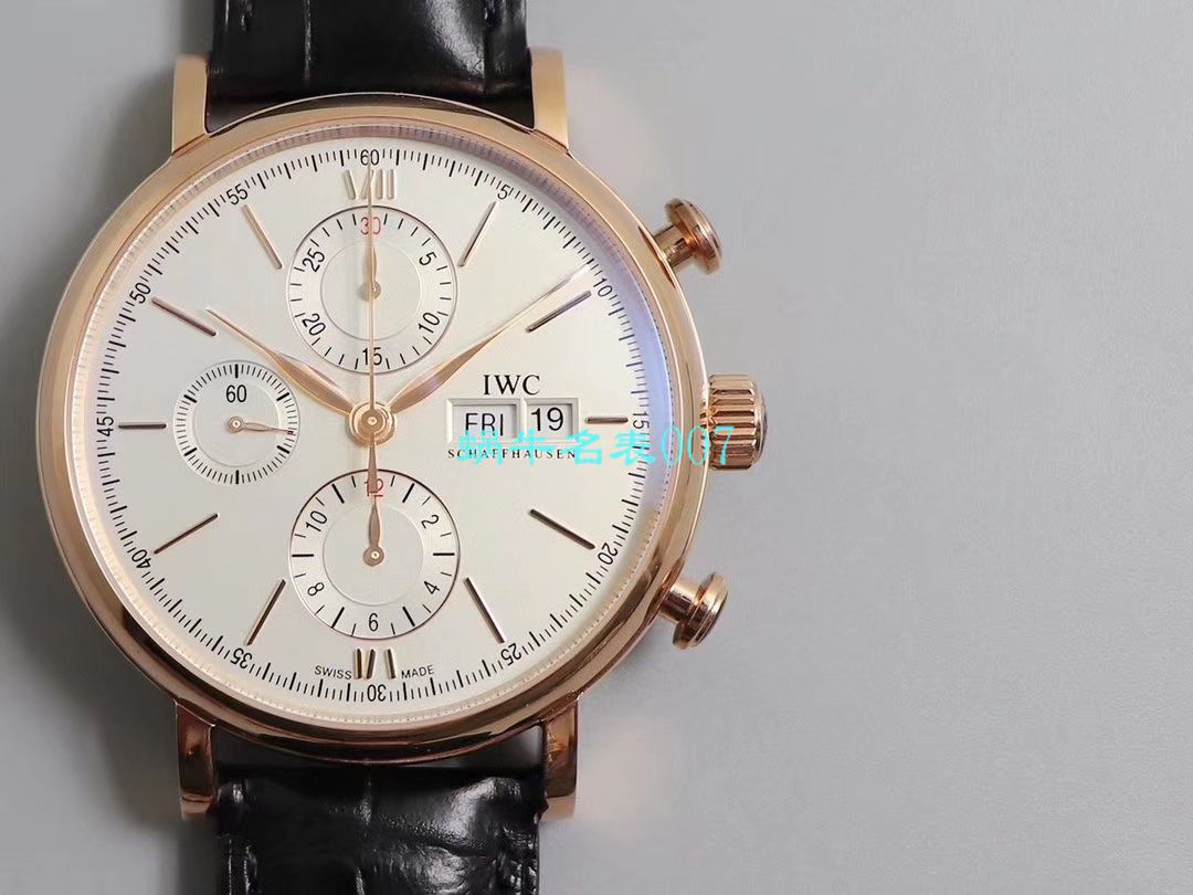 【ZF Factory IWC复刻高仿手表】 IWC 柏涛菲诺计时系列IW391020 wrist watch  / WG509