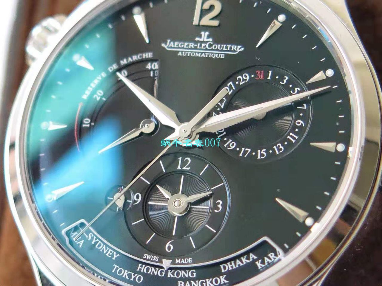 【ZF Factory  top 复刻高仿手表】 Jaeger-LeCoultre 大师系列1428171 wrist watch  / JJ163