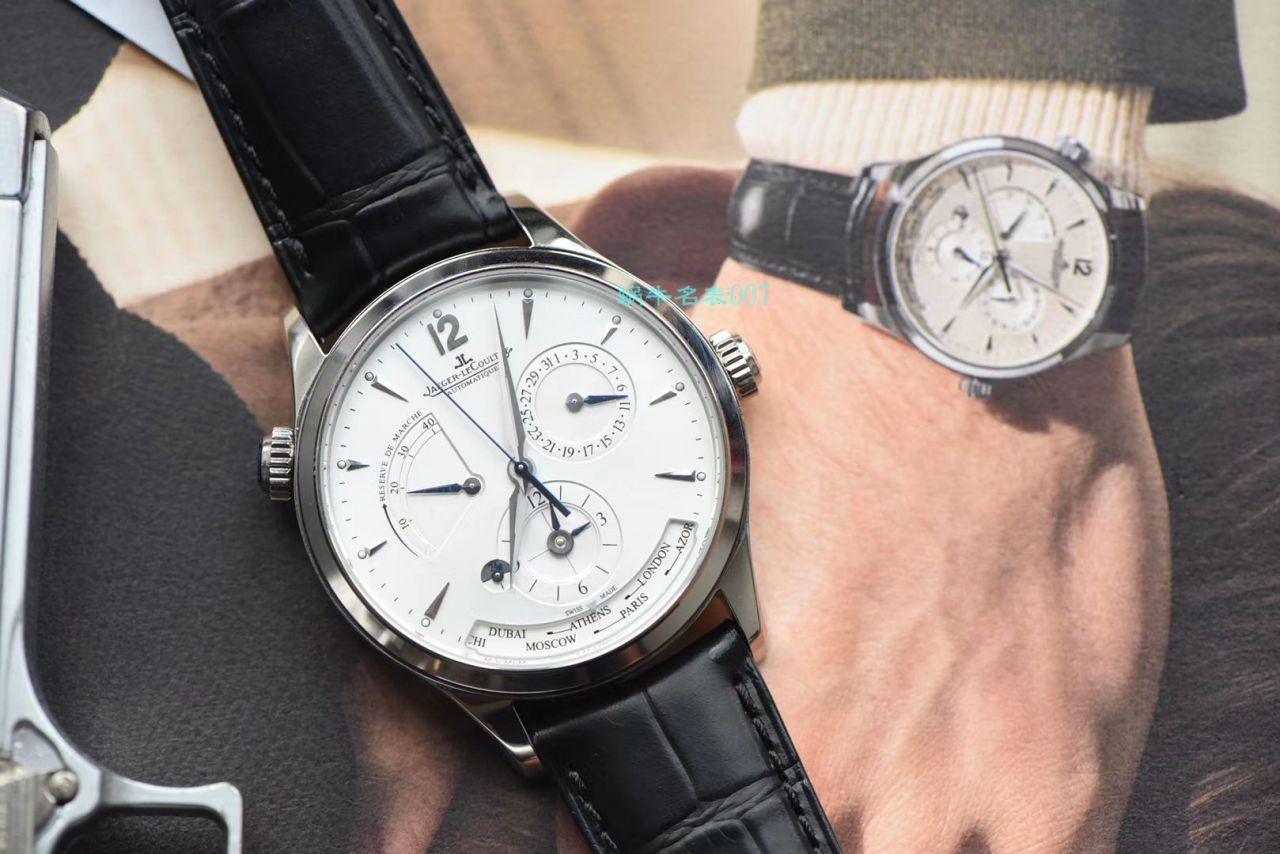 【 Video analysis ZF Factory  Jaeger-LeCoultre 复刻高仿表】 Jaeger-LeCoultre 大师系列地理学家1422521 wrist watch  / JJ156