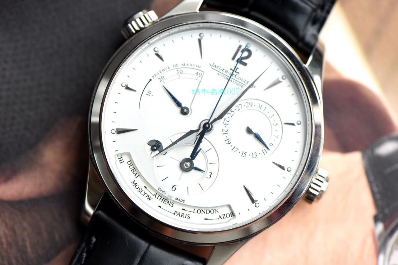 【 Video analysis ZF Factory  Jaeger-LeCoultre 复刻高仿表】 Jaeger-LeCoultre 大师系列地理学家1422521 wrist watch  / JJ156