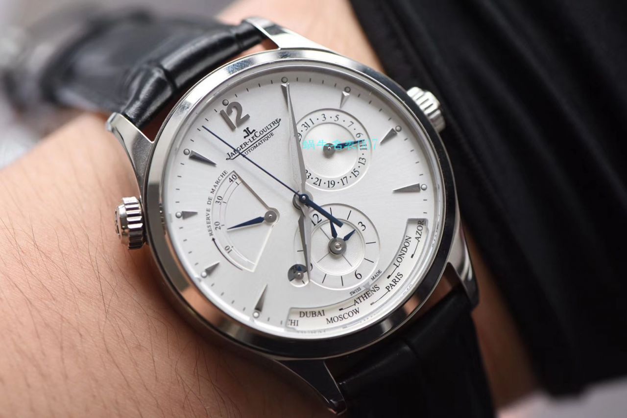 【 Video analysis ZF Factory  Jaeger-LeCoultre 复刻高仿表】 Jaeger-LeCoultre 大师系列地理学家1422521 wrist watch  / JJ156