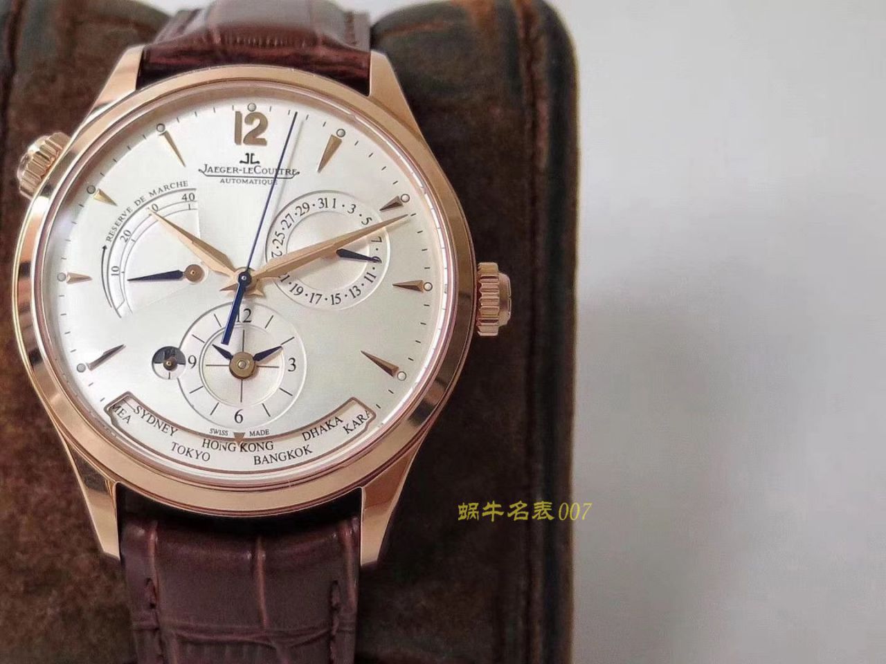 【ZF Factory  top 复刻高仿手表】 Jaeger-LeCoultre 大师系列1428171 wrist watch  / JJ163