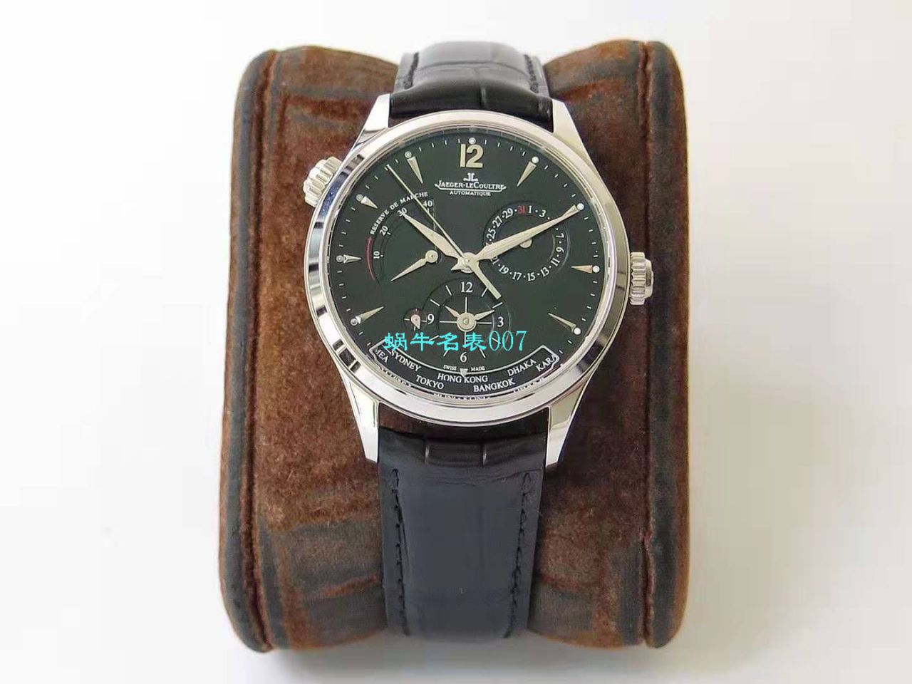 【 Video analysis ZF Factory  Jaeger-LeCoultre 复刻高仿表】 Jaeger-LeCoultre 大师系列地理学家1422521 wrist watch  / JJ156