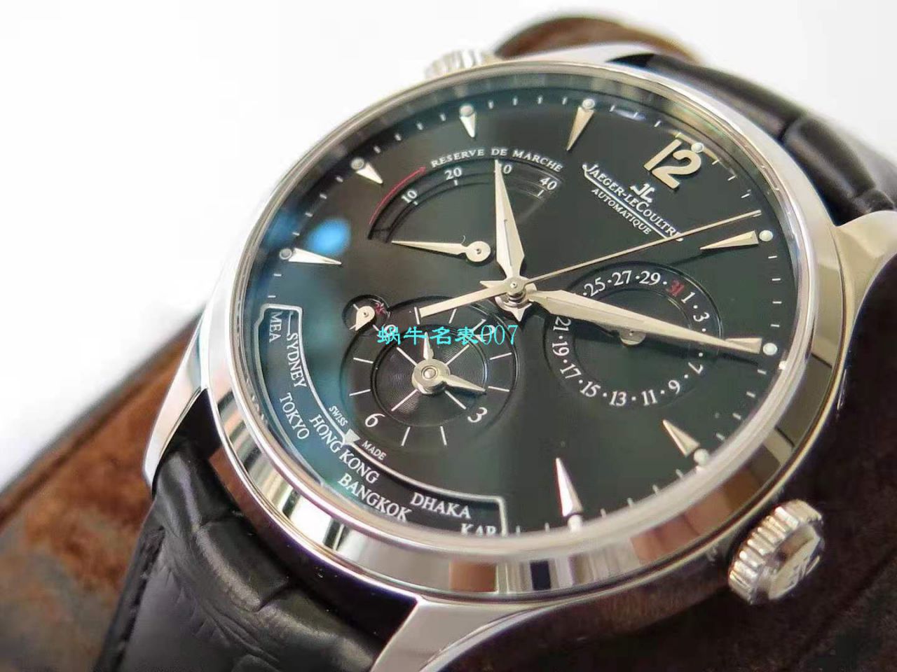 【 Video analysis ZF Factory  Jaeger-LeCoultre 复刻高仿表】 Jaeger-LeCoultre 大师系列地理学家1422521 wrist watch  / JJ156