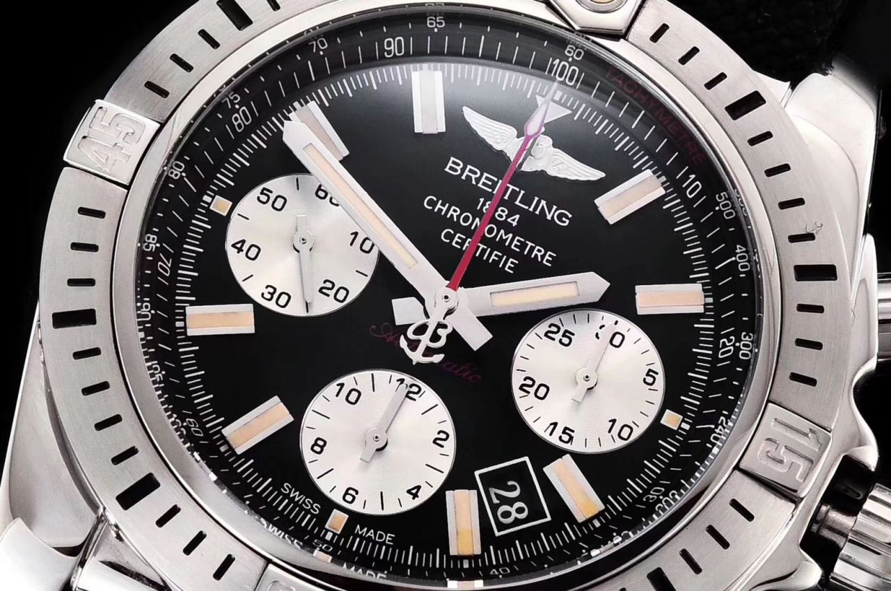 【GF Factory  top 复刻熊猫眼手表】 Breitling 机械计时高仿AB01154G.G786.101W.A20D.1，AB01154G.BD13.101W.A20D.1 wrist watch  / BL121