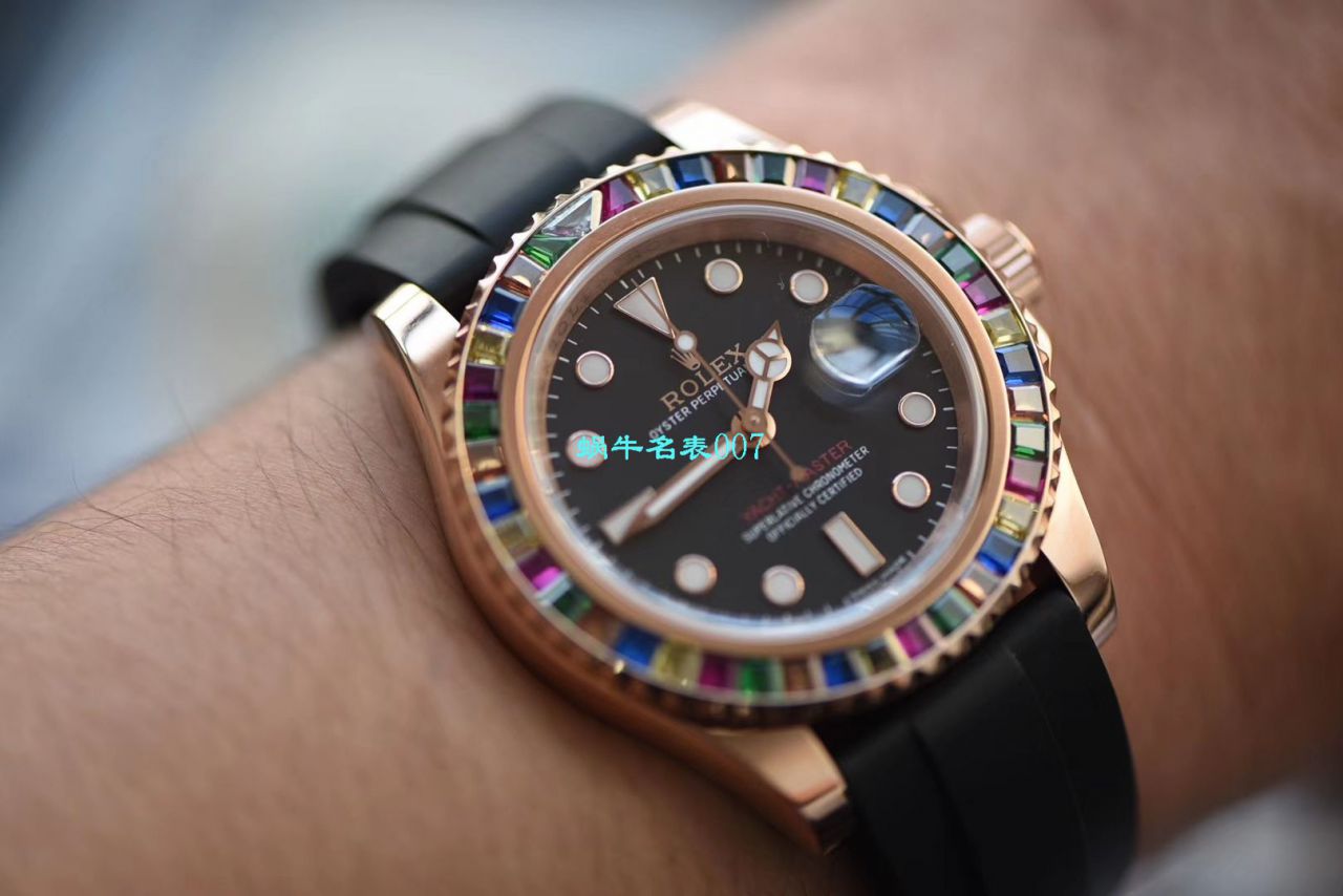 【DJ Factory Rolex糖豆超A高仿手表】 Rolex  Yacht-Master 系列116695SATS wrist watch  / R517