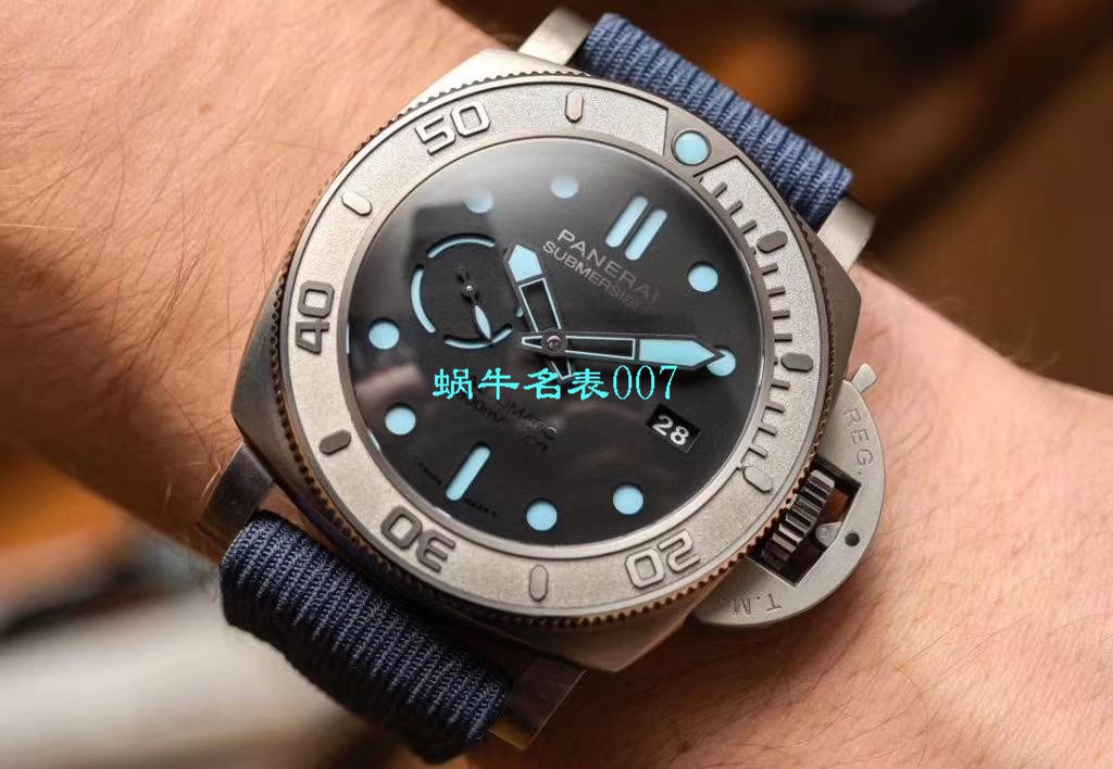 【VS Factory 新款发售：PAM985-47mm一比一超A高仿手表】Panerai SUBMERSIBLE 潜行系列PAM00985 wrist watch  / VSPAM985