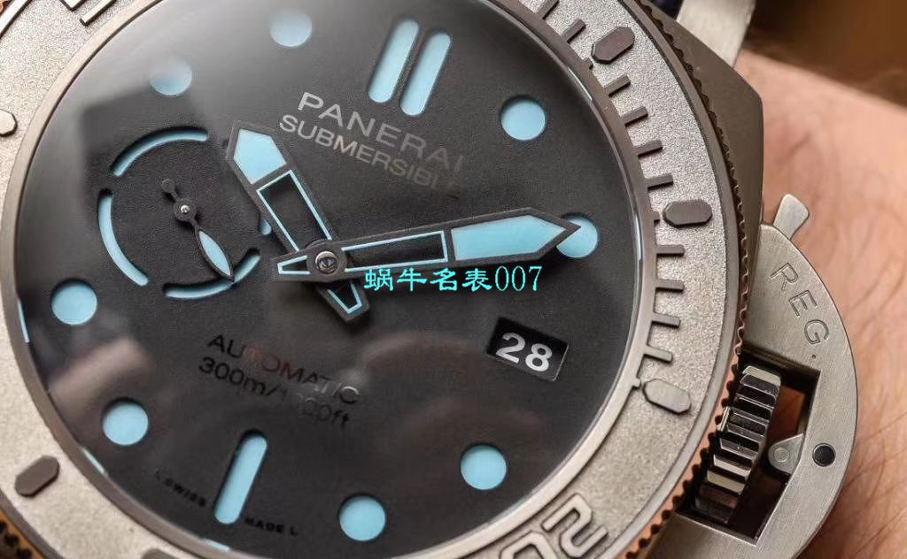 【VS Factory 新款发售：PAM985-47mm一比一超A高仿手表】Panerai SUBMERSIBLE 潜行系列PAM00985 wrist watch  / VSPAM985