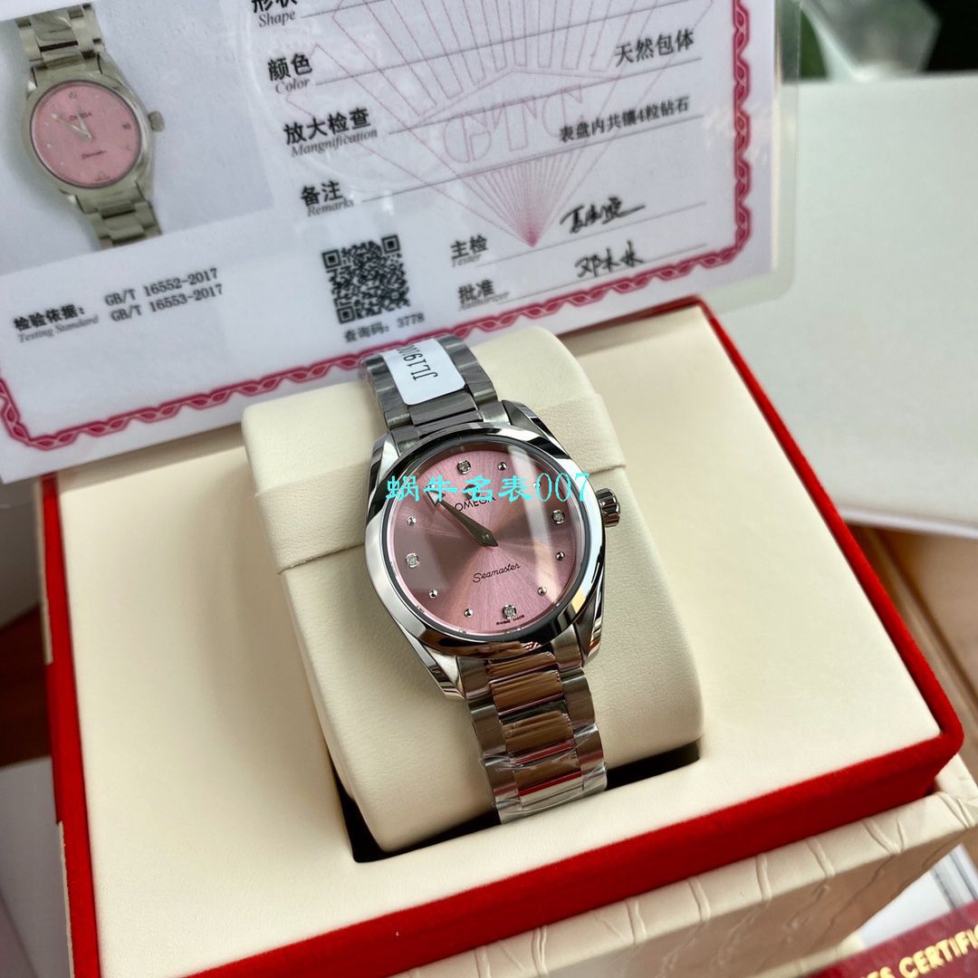 【渠道原单女表】OMEGA Seamaster 系列220.10.28.60.60.001 wrist watch  / M629