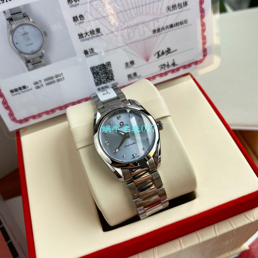 【专柜爆款，独家首发，渠道Omega女装原单】OMEGA Seamaster 系列220.10.28.60.53.001 wrist watch  / M628