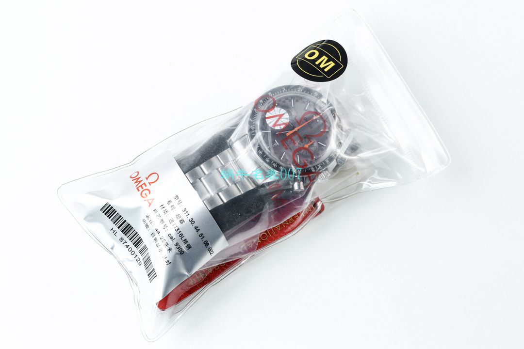 OM Factory OMEGA赛车计时码表【SPEEDMASTER】超霸复刻高仿手表329.30.44.51.01.002，329.33.44.51.01.001 wrist watch  / M633