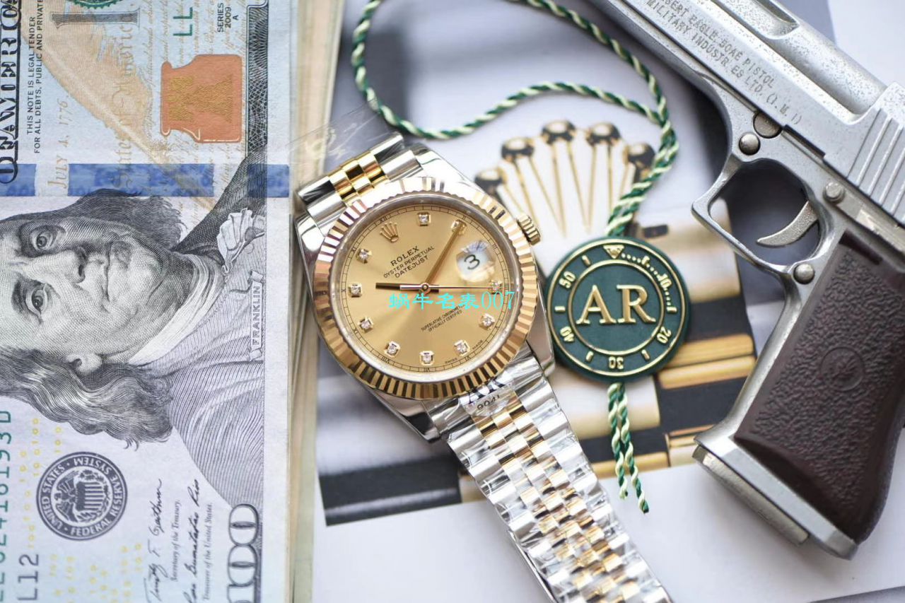 【 Video analysis 】AR Factory AR出品超强 Rolex  Datejust 41mm副本五连珠复刻高仿116333-72213 G / R519