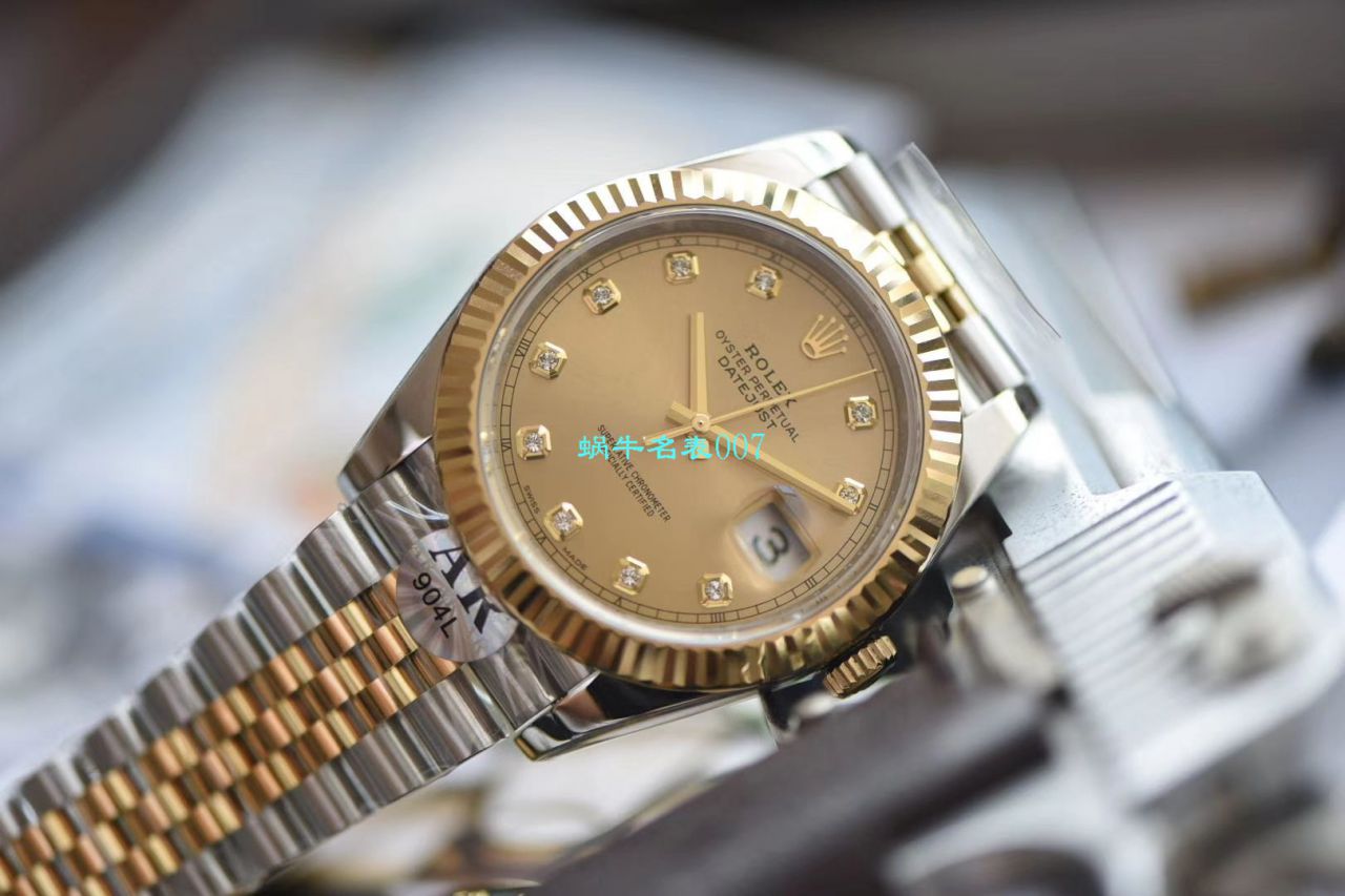 【 Video analysis 】AR Factory AR出品超强 Rolex  Datejust 41mm副本五连珠复刻高仿116333-72213 G / R519