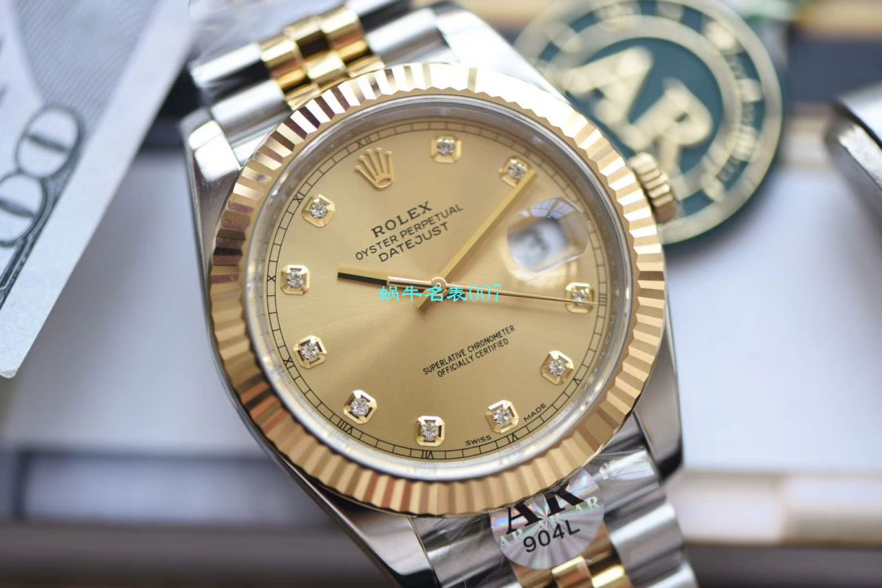【 Video analysis 】AR Factory AR出品超强 Rolex  Datejust 41mm副本五连珠复刻高仿116333-72213 G / R519