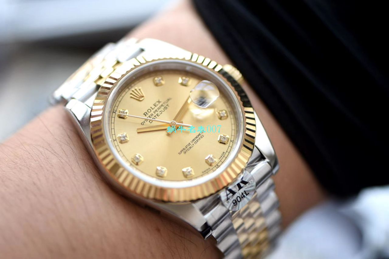 【 Video analysis 】AR Factory AR出品超强 Rolex  Datejust 41mm副本五连珠复刻高仿116333-72213 G / R519