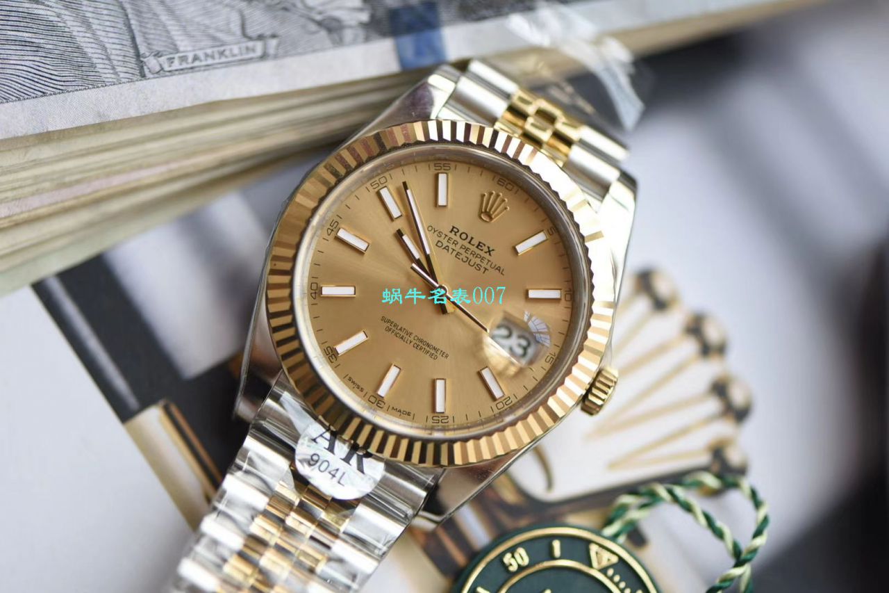【 Video analysis 】AR Factory AR出品超强 Rolex  Datejust 41mm副本五连珠复刻高仿116333-72213 G / R519
