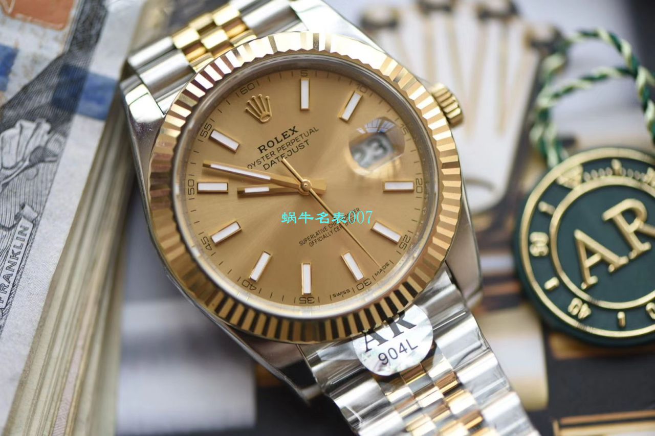 【 Video analysis 】AR Factory AR出品超强 Rolex  Datejust 41mm副本五连珠复刻高仿116333-72213 G / R519