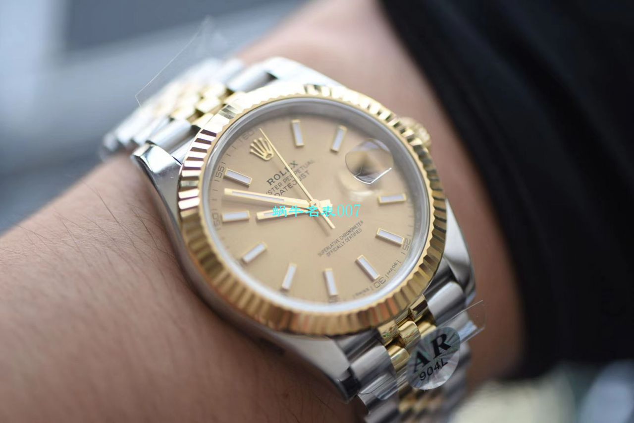 【 Video analysis 】AR Factory AR出品超强 Rolex  Datejust 41mm副本五连珠复刻高仿116333-72213 G / R519