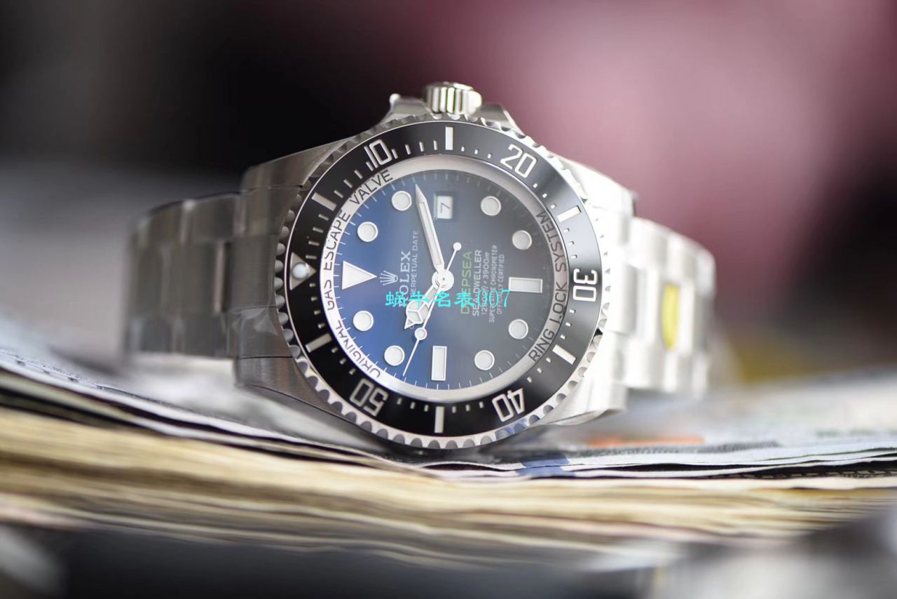 【 Video analysis 超级神器】N Factory 复刻最新904L复刻高仿超级渐变蓝鬼王～ Rolex m126660-0002手表 / R500