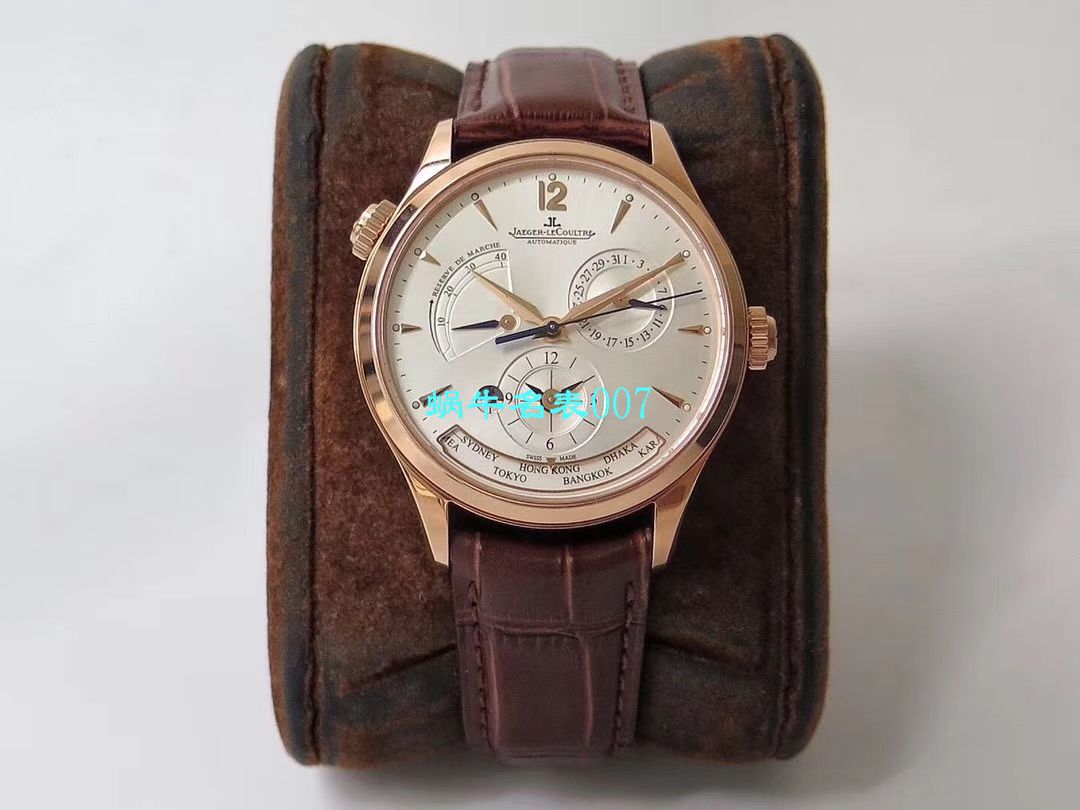 【 Video analysis ZF Factory  Jaeger-LeCoultre 复刻高仿表】 Jaeger-LeCoultre 大师系列地理学家1422521 wrist watch  / JJ156