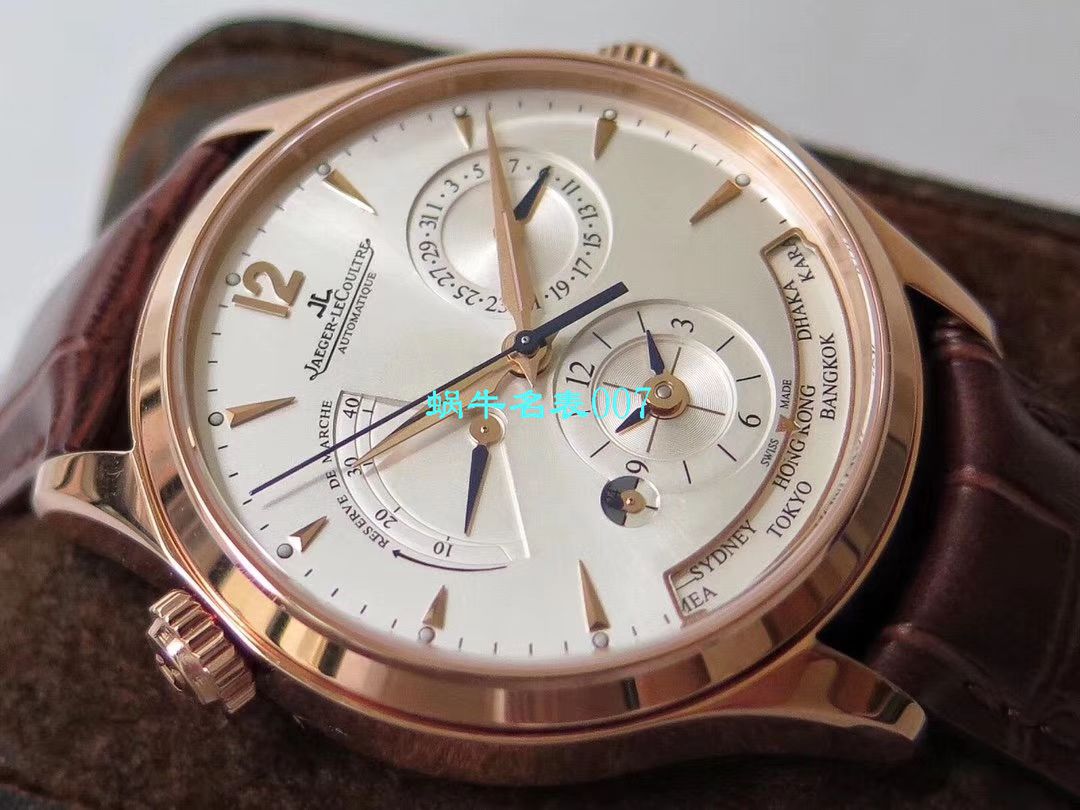 【 Video analysis ZF Factory  Jaeger-LeCoultre 复刻高仿表】 Jaeger-LeCoultre 大师系列地理学家1422521 wrist watch  / JJ156