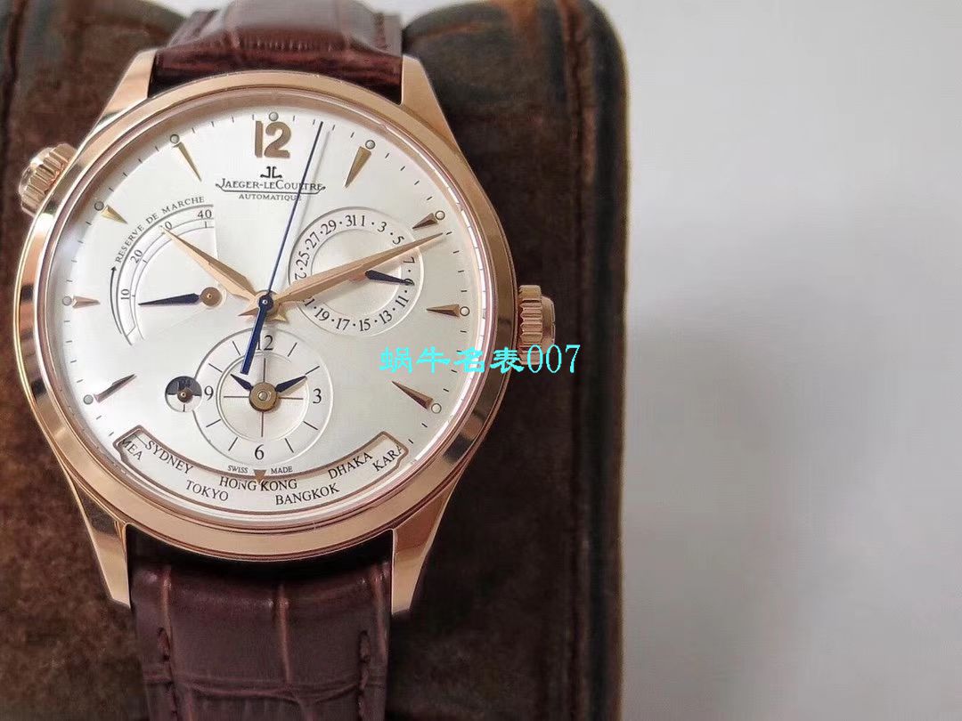 【 Video analysis ZF Factory  Jaeger-LeCoultre 复刻高仿表】 Jaeger-LeCoultre 大师系列地理学家1422521 wrist watch  / JJ156