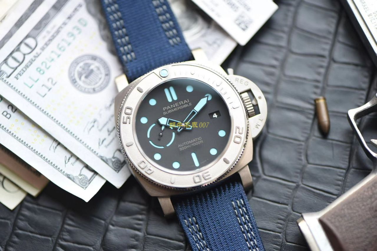 【VS Factory 新款发售：PAM985-47mm一比一超A高仿手表】Panerai SUBMERSIBLE 潜行系列PAM00985 wrist watch  / VSPAM985