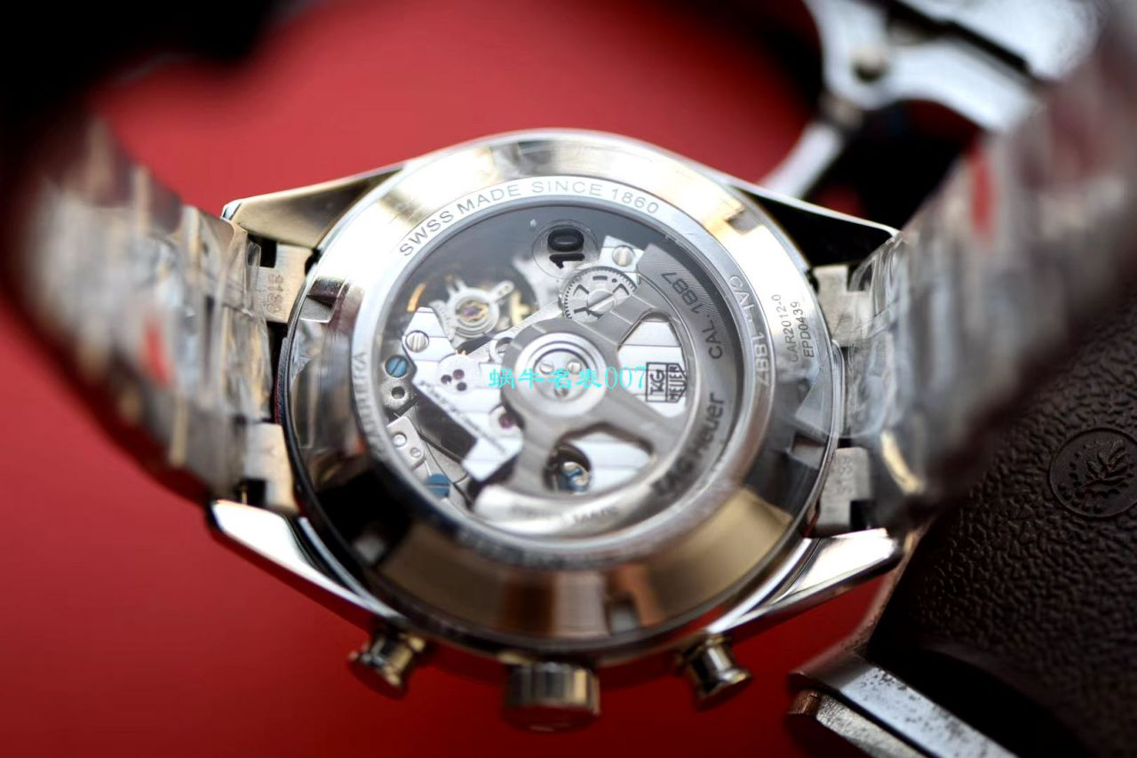 【V6 Factory 复刻手表】 TAG Heuer 卡莱拉CALIBRE 1887自动计时 43毫米系列CAR2013.BA0799 wrist watch  / TG082