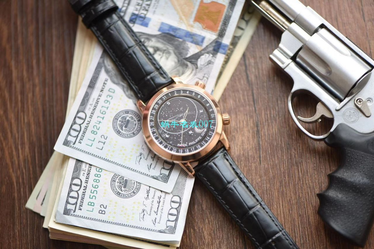 【台湾 Factory  PATEK PHILIPPE 星空多少钱】 PATEK PHILIPPE 超级复杂功能计时复刻高仿6102R-001 wrist watch  / BD239