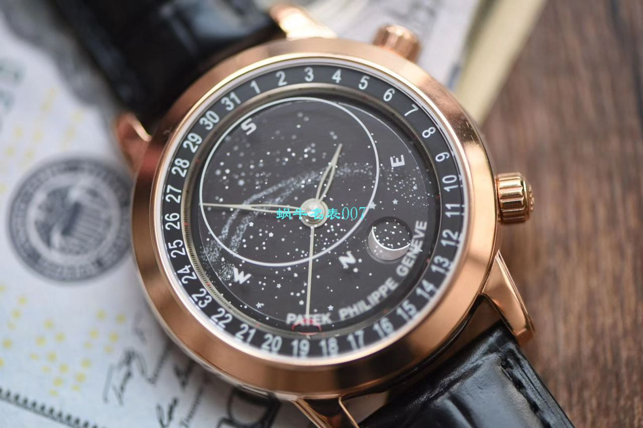 【台湾 Factory  PATEK PHILIPPE 星空多少钱】 PATEK PHILIPPE 超级复杂功能计时复刻高仿6102R-001 wrist watch  / BD239