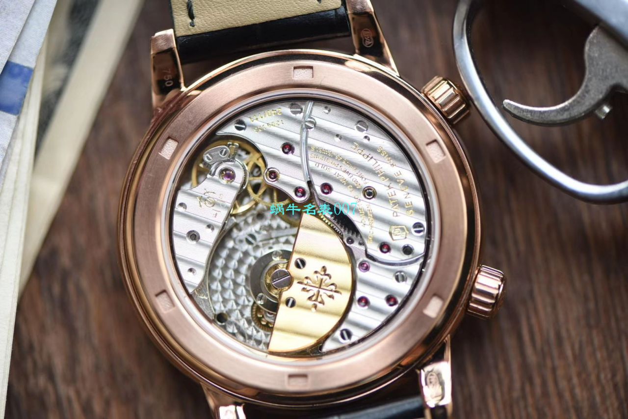 【台湾 Factory  PATEK PHILIPPE 星空多少钱】 PATEK PHILIPPE 超级复杂功能计时复刻高仿6102R-001 wrist watch  / BD239