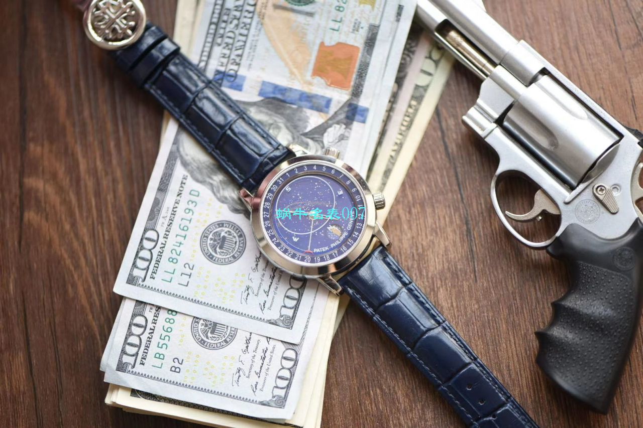 【台湾 Factory  PATEK PHILIPPE 星空复刻高仿多少钱】 PATEK PHILIPPE 超级复杂功能计时系列6102P-001 铂金 wrist watch  / BD238