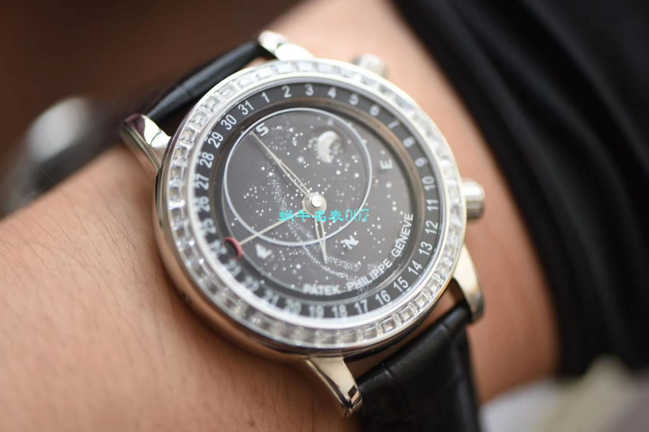【台湾 Factory  PATEK PHILIPPE 星空多少钱】 PATEK PHILIPPE 超级复杂功能计时复刻高仿6102R-001 wrist watch  / BD239