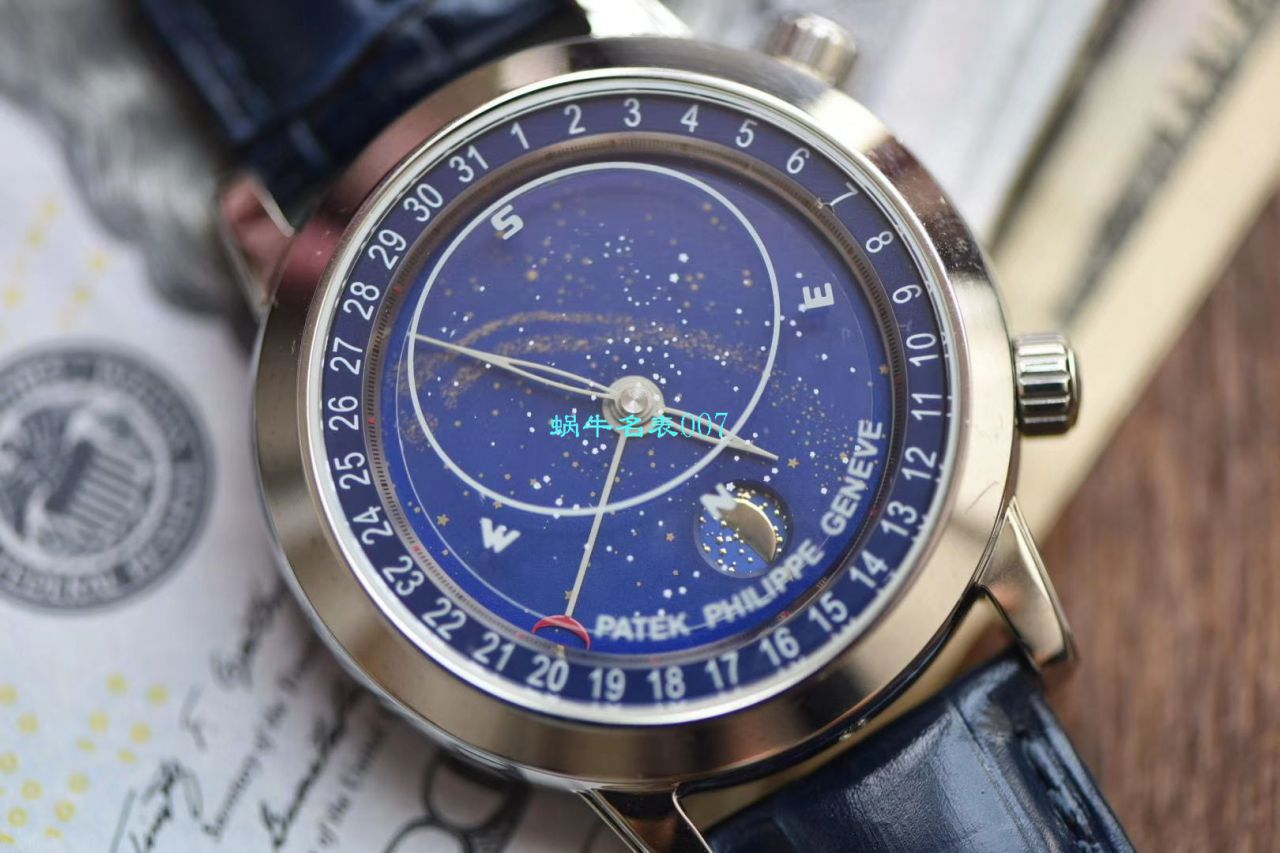 【台湾 Factory  PATEK PHILIPPE 星空复刻高仿多少钱】 PATEK PHILIPPE 超级复杂功能计时系列6102P-001 铂金 wrist watch  / BD238