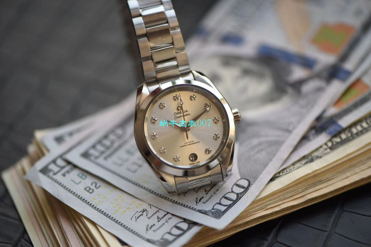 【 Video analysis VS Factory OMEGA Seamaster 150米女表】 top 复刻高仿AQUA TERRA 150米220.10.34.20.60.001 wrist watch  / M638