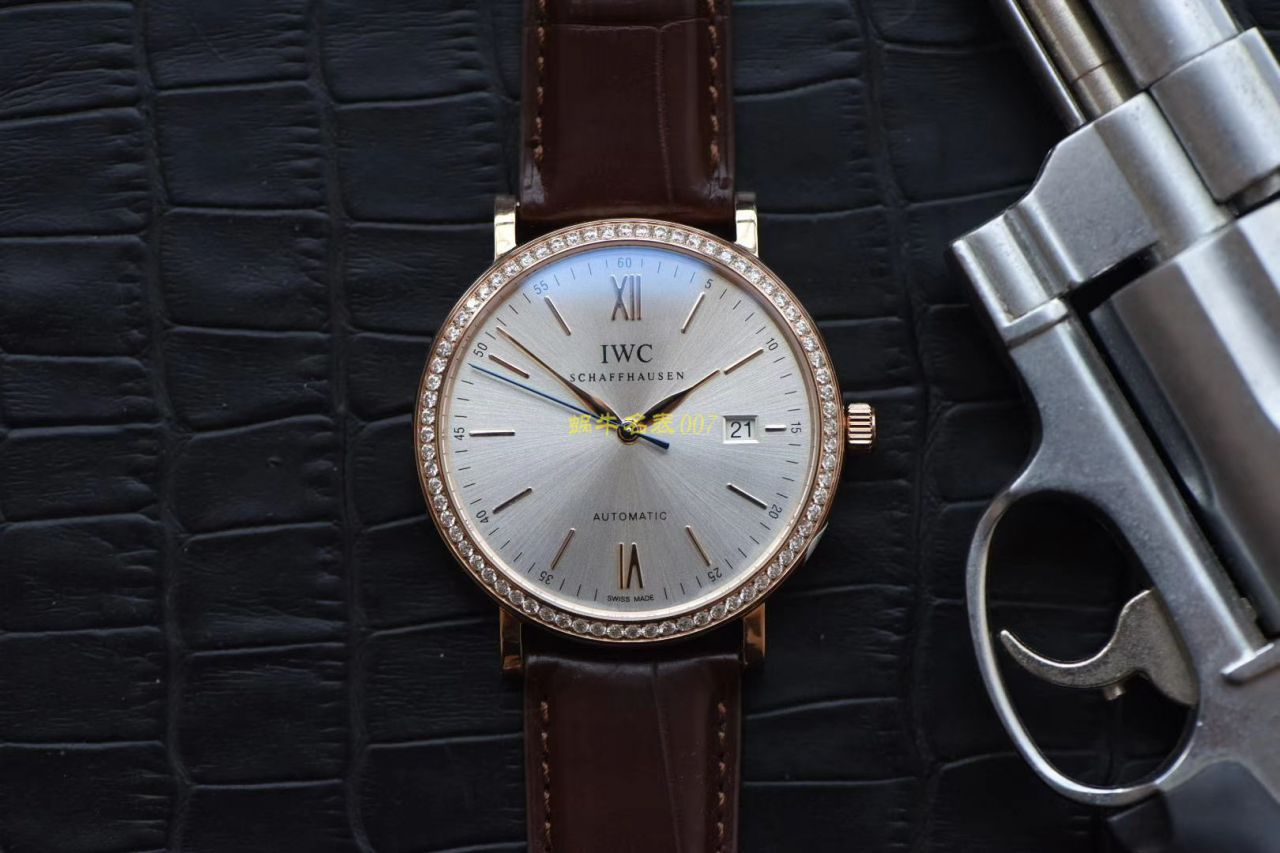 【 Video analysis V7 Factory 官网莫桑石钻版本】一比一复刻高仿 IWC 柏涛菲诺系列 IW356516 自动机械男表 / WG510