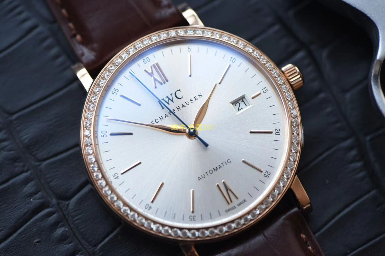 【 Video analysis V7 Factory 官网莫桑石钻版本】一比一复刻高仿 IWC 柏涛菲诺系列 IW356516 自动机械男表 / WG510