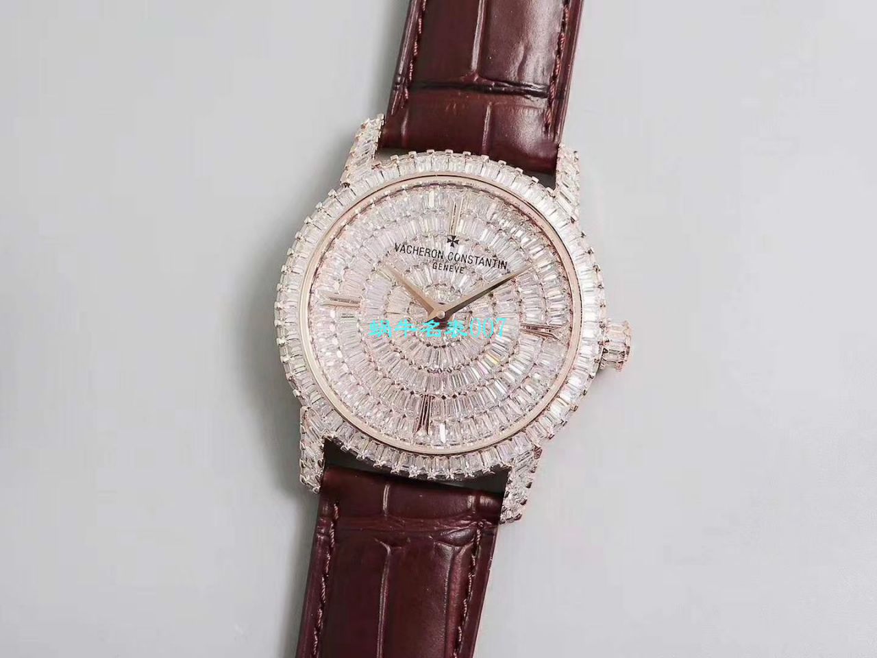 【DM Factory 又一奢华精品镶嵌308颗奢华方钻】Vacheron Constantin  传袭高仿TRADITIONNELLE系列82760/000G-9852男士 wrist watch  / JS210