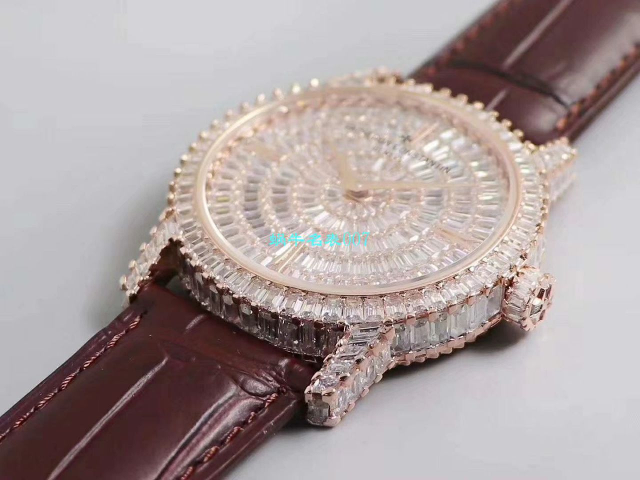 【DM Factory 又一奢华精品镶嵌308颗奢华方钻】Vacheron Constantin  传袭高仿TRADITIONNELLE系列82760/000G-9852男士 wrist watch  / JS210