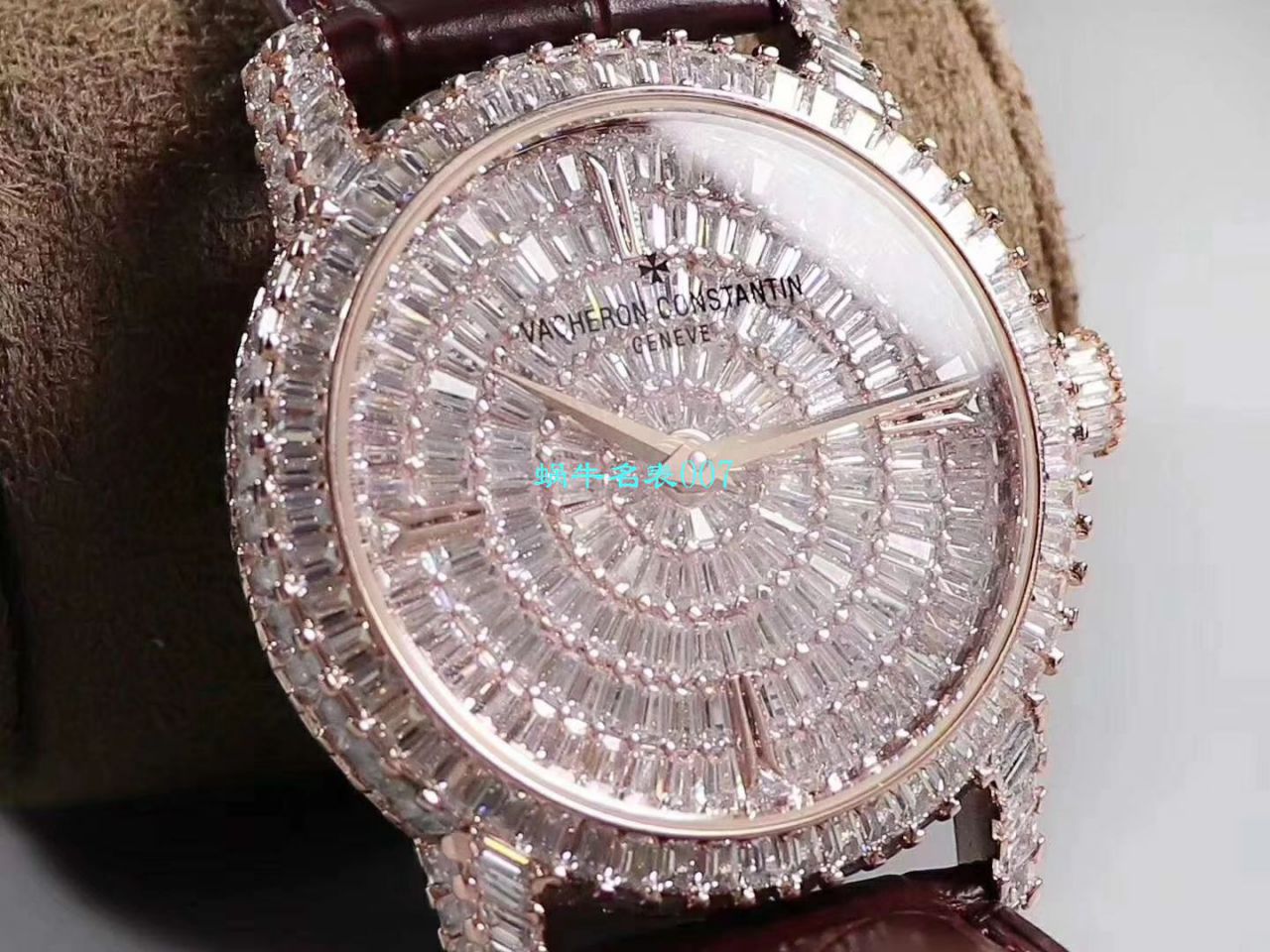 【DM Factory 又一奢华精品镶嵌308颗奢华方钻】Vacheron Constantin  传袭高仿TRADITIONNELLE系列82760/000G-9852男士 wrist watch  / JS210