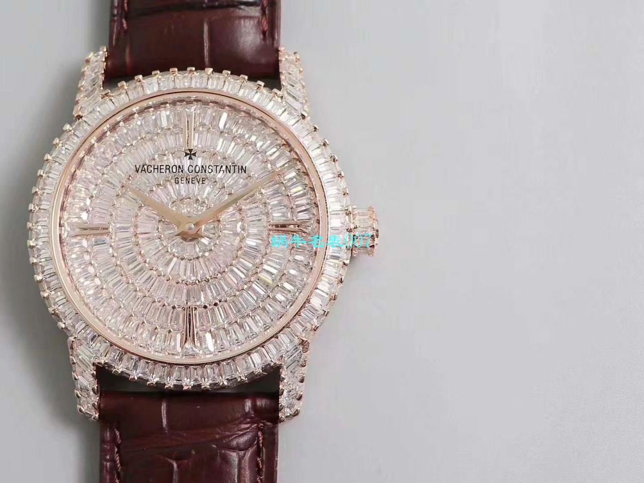 【DM Factory 又一奢华精品镶嵌308颗奢华方钻】Vacheron Constantin  传袭高仿TRADITIONNELLE系列82760/000G-9852男士 wrist watch  / JS210
