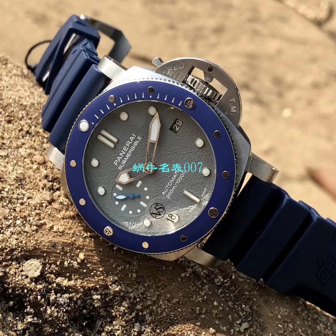 VS Factory  top 复刻表 SIHH2019蓝主角高仿PAM959Panerai SUBMERSIBLE 潜行系列PAM00959 wrist watch  / VSPAM959